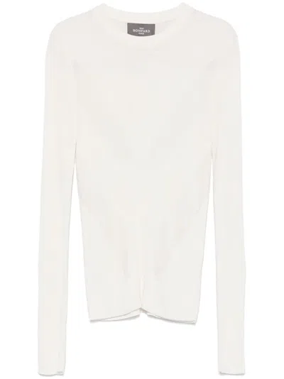 Eric Bompard Ribbed Sweater In Neutrals