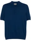 Eric Bompard Short-sleeve Polo Shirt In Blue