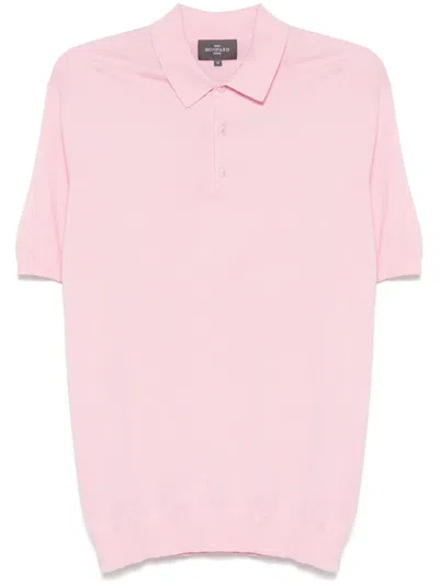 Eric Bompard Short-sleeve Polo Shirt In Pink