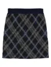 Eric Bompard Tartan Elastic-waist Mini Skirt In Black