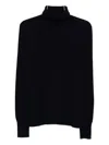 Bompard Turtleneck Sweater In Blue