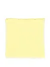 Eric Bompard Twill Square Scarf In Yellow