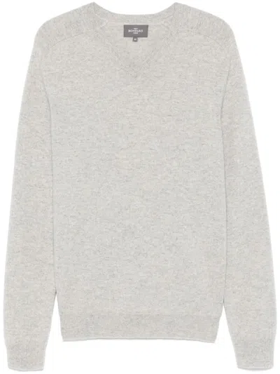 Eric Bompard V-neck Sweater In 灰色