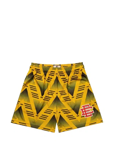 Eric Emanuel Basic Ee Mesh Shorts In Yellow