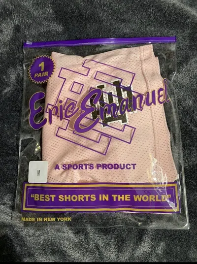 Pre-owned Eric Emanuel Basic  Pink Shorts Medium