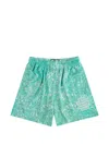 Eric Emanuel Basic Logo-print Mesh Shorts In Blue