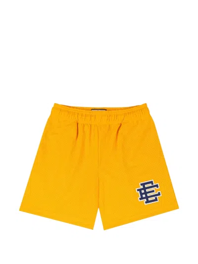 Eric Emanuel Basic Mesh Shorts In Yellow