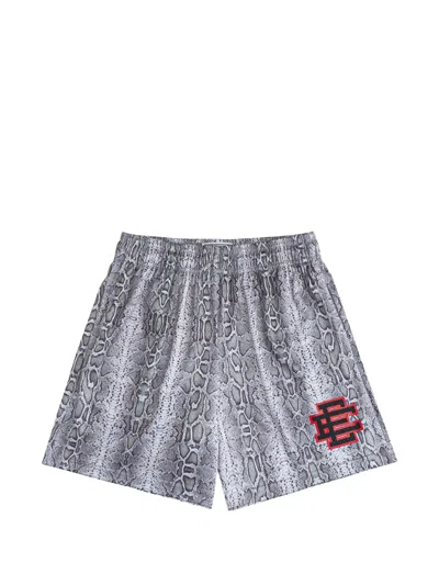 Eric Emanuel Basic Snakeskin-print Shorts In Multi