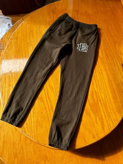 Pre-owned Eric Emanuel Basic Sweatpants In Brown
