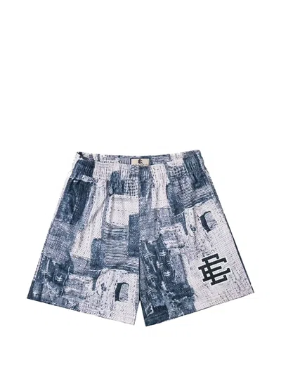 Eric Emanuel Boro Patchwork Shorts In Multi