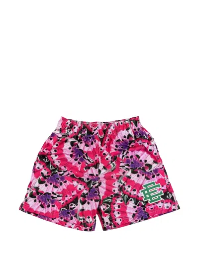 Eric Emanuel Butterfly-print Shorts In Multi