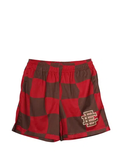 Eric Emanuel Checked Track Shorts In Multi