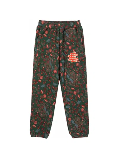 Eric Emanuel Ee Aop Floral-print Logo-patch Track Pants In Multi
