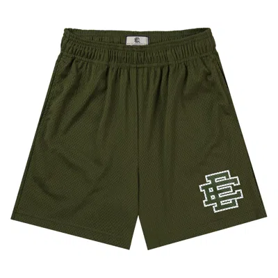 Pre-owned Eric Emanuel Ee Baggy Short 'chive/chive' | Green | Men's Size S