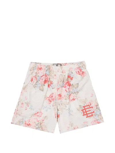Eric Emanuel Ee Basic Floral-print Shorts In Neutral