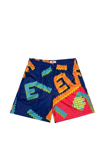 Eric Emanuel Ee Basic Graphic-print Shorts In Multi