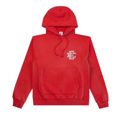 Pre-owned Eric Emanuel Ee Basic Hoodie 'red' | Men's Size L