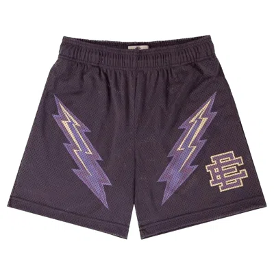 Pre-owned Eric Emanuel Ee Basic Lightning Bolt Short 'grape' | Purple | Men's Size S