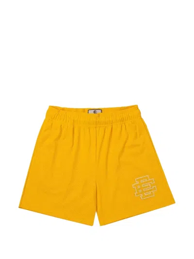 Eric Emanuel Ee Basic Logo-print Mesh Shorts In Animal Print