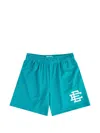Eric Emanuel Ee Basic Logo-print Shorts In Blue