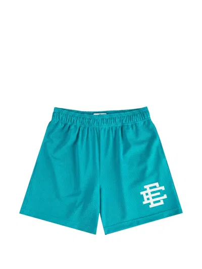 Eric Emanuel Ee Basic Logo-print Shorts In Blue