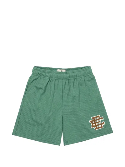 Eric Emanuel Ee Basic Logo-print Shorts In Green