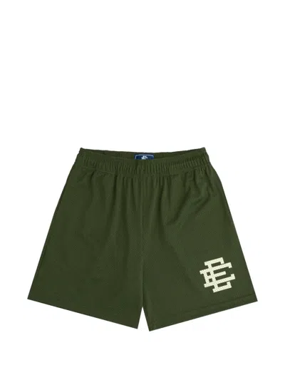 Eric Emanuel Ee Basic Logo-print Shorts In Green