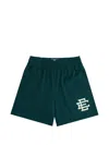 Eric Emanuel Ee Basic Logo-print Shorts In Green