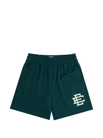 Eric Emanuel Ee Basic Logo-print Shorts In Green