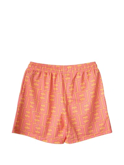 Eric Emanuel Ee Basic Logo-print Shorts In Multi