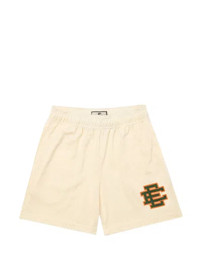 Eric Emanuel Ee Basic Logo-print Shorts In Neutral