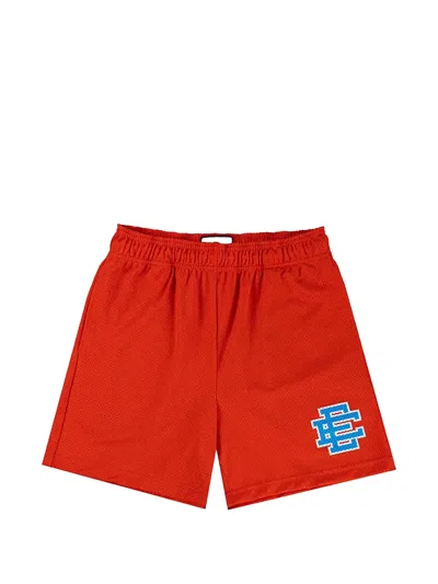 Eric Emanuel Ee Basic Logo-print Shorts In Red