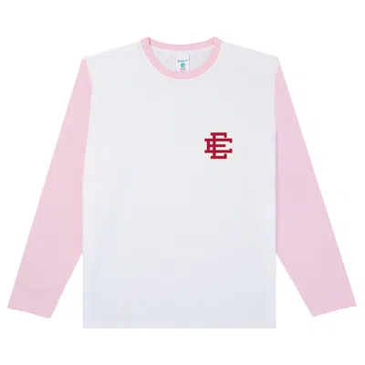 Pre-owned Eric Emanuel Ee Basic Long Sleeve T-shirt 'pink' | Men's Size Xxl