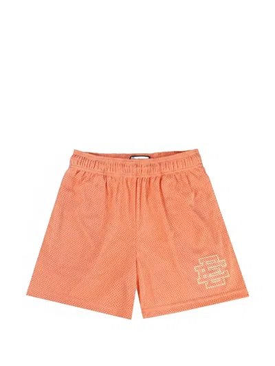 Eric Emanuel Ee Basic Mesh Shorts In Orange