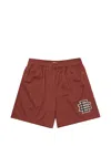 Eric Emanuel Ee Basic Mesh Shorts In Brown
