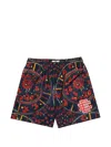 Eric Emanuel Ee Basic Shorts Aus Mesh In Red