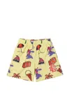 Eric Emanuel Ee Basic Mesh Shorts In Yellow