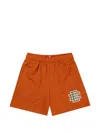Eric Emanuel Ee Basic Mesh-effect Shorts In Orange