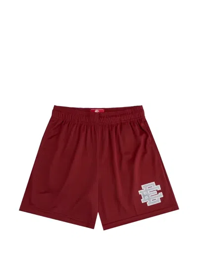 Eric Emanuel Ee Basic Metallic Shorts In Red