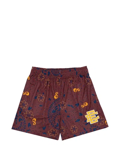 Eric Emanuel Ee Basic Paisley Track Shorts In Multi