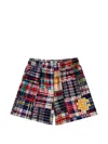 EE BASIC PLAID SHORTS