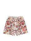 Eric Emanuel Ee Basic Printed Shorts In Blue