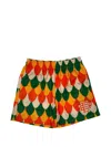Eric Emanuel Ee Basic Scalloped Track Shorts In Multi