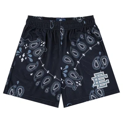 Pre-owned Eric Emanuel Ee Basic Short 'black Paisley' | Men's Size L
