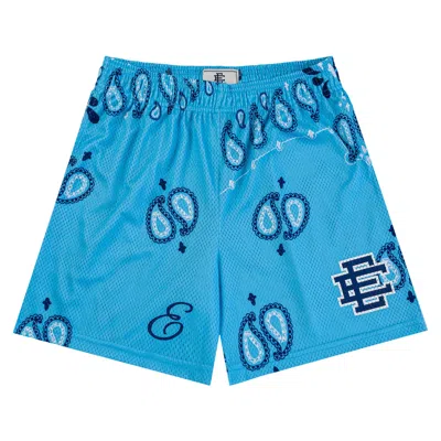 Pre-owned Eric Emanuel Ee Basic Short 'blue' | Men's Size L