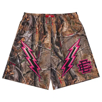 Pre-owned Eric Emanuel Ee Basic Short 'camo/black/pink Lightning' | Multi-color | Men's Size L
