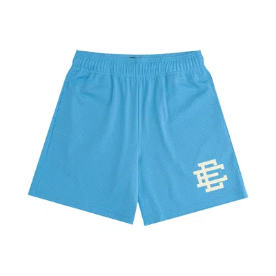 Pre-owned Eric Emanuel Ee Basic Short 'carolina Blue/off White' | Men's Size L
