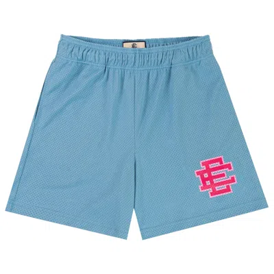 Pre-owned Eric Emanuel Ee Basic Short 'caroline Blue/pink' | Men's Size Xl