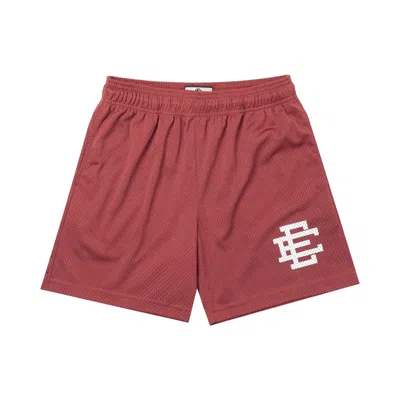 Pre-owned Eric Emanuel Ee Basic Short 'cinnabar/white' | Red | Men's Size S
