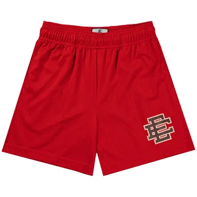 Pre-owned Eric Emanuel Ee Basic Short 'goji Berry' | Red | Men's Size S